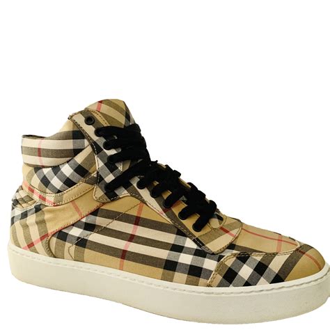 burberry sneakers sale mens|Burberry reeth high top sneakers.